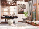 Sims 4 — Eloise Dressing Room by BlusterSims — The Eloise Dressing Room is a bright and elegant space featuring warm wood