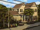 Sims 4 — Realistic Simple House - NO CC by plumbobkingdom — This simple two-bedroom house conveys warmth and authenticity