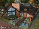 Sims 4 — Modest Bloom l noCC by simZmora — Cozy compact cottage designed for simple family living, featuring two