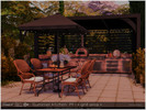 Sims 4 — Summer kitchen Pt1 Grill area by Severinka_ — A set of objects for decorating a veranda, patio, outdoor grill