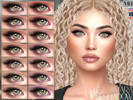 Sims 4 — Amara Eyeshadow by MagicHand — Soft smokey eye makeup in 18 colors - HQ Compatible.