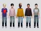 Sims 4 — Haste Denim Jeans Boys by McLayneSims — TSR EXCLUSIVE