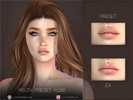 Sims 4 — Mouth Preset N1-0-6 by PlayersWonderland — This mouthpreset adds a new morphed, more bigger looking mouth.