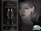 Sims 4 — Moonveil - Earing by VivianDang — - All new meshes