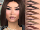 Sims 4 — Dhurata Eyebrows by MagicHand — Upward natural brows in 13 colors - HQ Compatible.