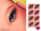 Sims 4 — MM Mirror Dew Eyeshadow by cosimetic — Eyeshadow N377 Mirror Dew Eyeshadow delivers a glossy, reflective finish