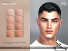 Sims 4 — Avi-Glam - Diego Skin and Overlay by VentaStudio — 16 Swatches