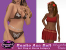 Sims 4 — Beatie Accessory Belt by Dissia — Accessory stars and circles belt