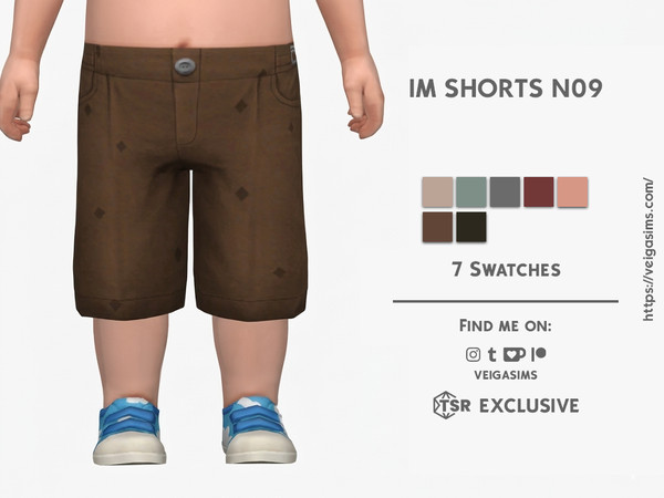 Sims 4 — IM SHORTS N9 by David_Mtv2 — 7 swatches;