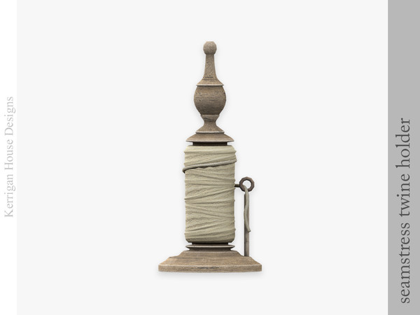 Sims 4 — Seamstress Twine Holder by kerriganhouse — Decorative objects for a seamstress or sewing hobbyist, with a