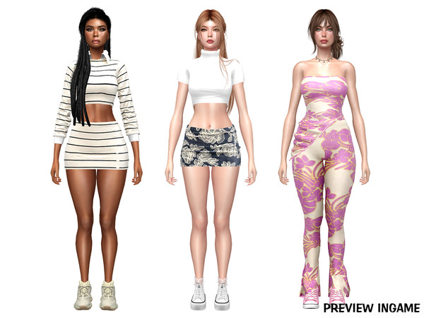 Sims 4 — DAPHS - Mini Skirt C1773 - TSR by Daph's — Bold fashion meets everyday style. From chic mini skirts and crop