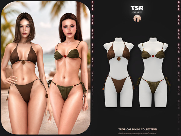 Sims 4 — SET-Tropical Bikini Collection by busra-tr — - BD1683