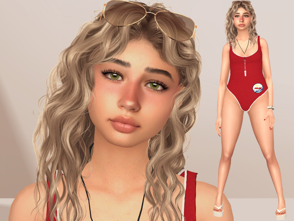 Sims 4 — Kelsey Phillips by grinchk7 — (Teen Sim) If you want the Sim to look the same as in the pictures you need to