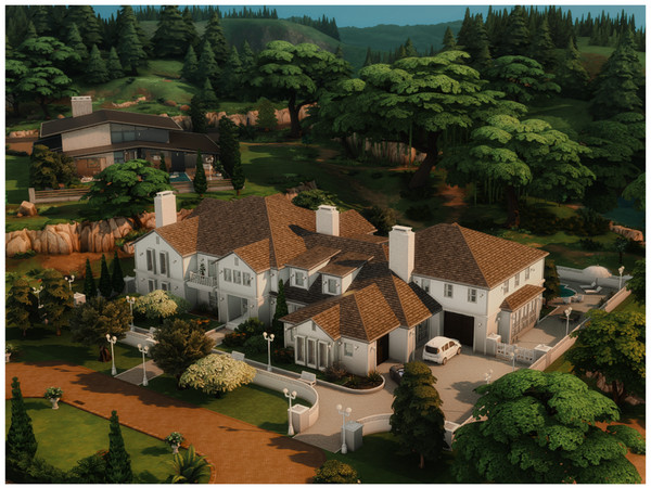 Sims 4 — MM River Mansion by Merin_Martini — My Sims 4 lots some are inspired from random pictures that I found on the