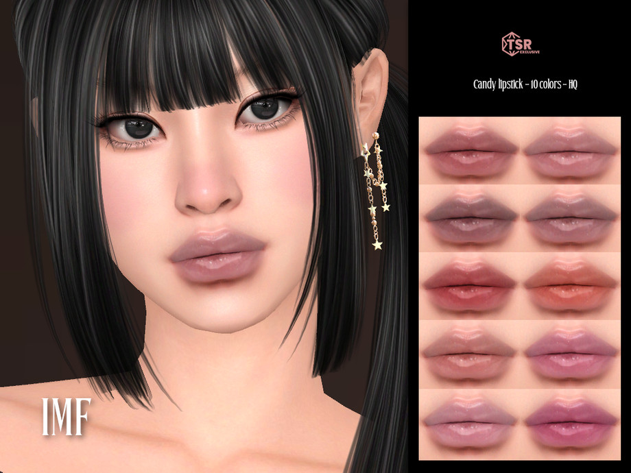 The Sims Resource | IMF Candy Lipstick