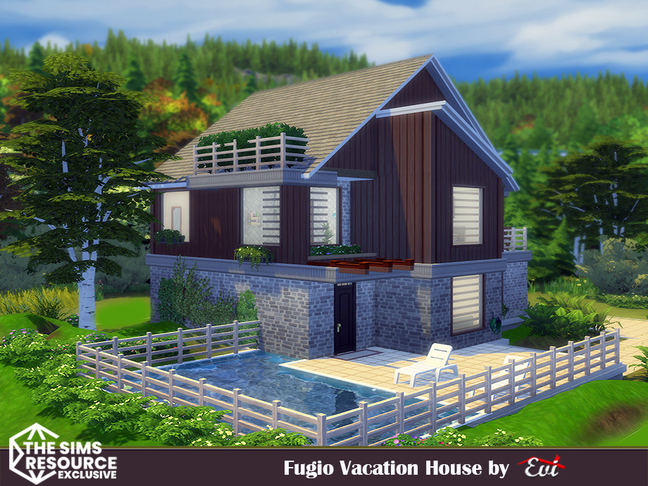 The Sims Resource | Fugio Summer House No CC