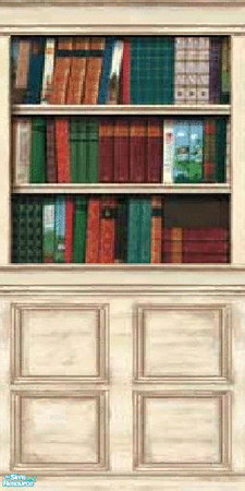 Sims 2 — BookPanelWallSet - 4 by The_Unicorn — 