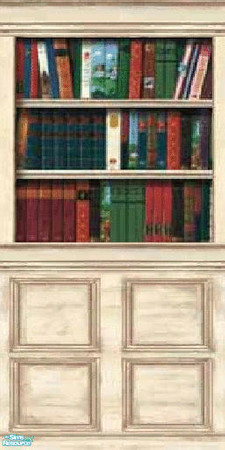 Sims 2 — BookPanelWallSet - 2 by The_Unicorn — -