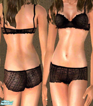 Sims 2 — Antique Lace by ChazDesigns — Calvin Klein antique lace by Calvin Klein Underwear. An ultra feminine collection