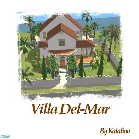 Sims 2 — Villa Del-Mar by katalina — A beautiful airy villa that sits on the coast of France. Enjoy :)