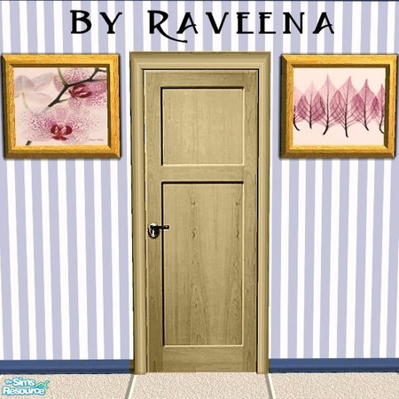 Sims 2 — Interior Door - 10 by Raveena — Part of the Interior Door set.You need BitzyBus's mesh file for this object to