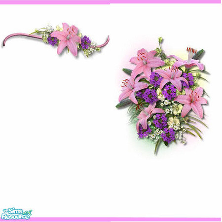 Sims 2 — prettyin pink by skinflin — lillies