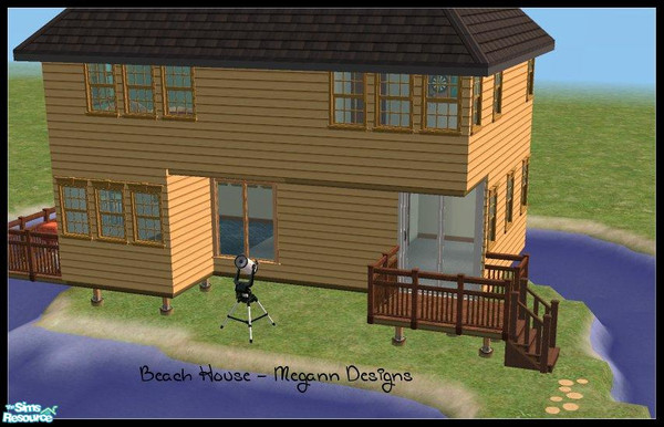 Sims 2 — Beach House by bubbleykitten — A beach house. 