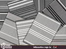 Sims 4 — Silhouettes by evi — Eight black and white rugs for almost every room.