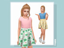 Sims 4 — Oriana Dress by lillka — 6 swatches