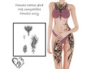 Sims 4 — Female tattoo XVIII by Simmer_creator9 — Have 5 different variations. Teen - Elder Can be used on Alpha skin