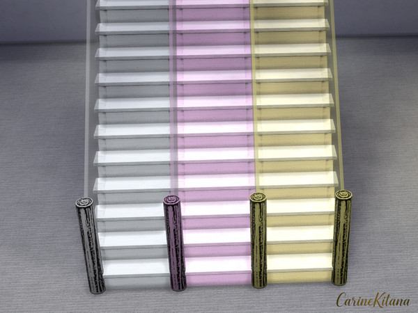 Sims 4 — Lenara Staircase - Old and Elegant Style by CarineKitana — Lenara Staircase - Old and Elegant Style