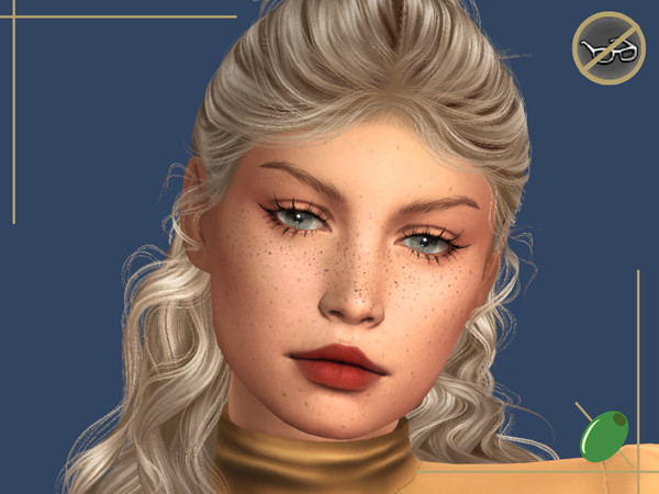 Sims 4 — Eloise 3D Lashes Glasses Contradict by Pitted0live — Wispy and sparse 3D eyelashes for all occasions 2 versions
