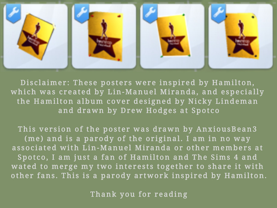 Sim Hamilton Model The Sims Resource | Hamilton Posters
