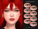 Sims 4 — Stephanie Eyes by ANGISSI — PREVIEWS MADE USING HQ MOD Facepaint category