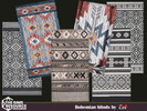 Sims 4 — Bohemian blinds by evi — These blinds are definitely decorative with its bohemian style but they can also block