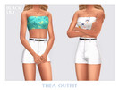Sims 4 — Thea Outfit by Black_Lily — YA, A, Teen