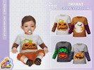 Sims 4 — Infant -  Halloween Boys Long Sleeve by RobertaPLobo — Halloween Boys Long Sleeve Available for: Infant