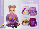 Sims 4 — Infant - Halloween Girls Long Sleeve by RobertaPLobo — Halloween Girls Long Sleeve
