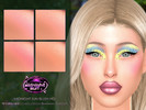 Sims 4 — Midnight Sun Blush HQ by Caroll912 — A 8-swatch vibrant matte cheek blush with bronzer inspired by Zara Larsson