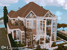 Sims 4 — Glassvine l noCC by simZmora — Elegant two-story family villa with four bedrooms, including a dedicated room for