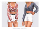 Sims 4 — Hannah Outfit by Black_Lily — YA, A, Teen
