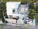 Sims 4 — Gauri - No CC by Rirann — Gauri is a small modern townhouse