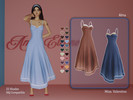 Sims 4 — Alma long flowy dress by MissValentine142 — 22 Shades