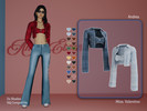 Sims 4 — Andrea two piece top by MissValentine142 — 24 Shades