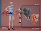 Sims 4 — Amanda bandeau top with bow on the front by MissValentine142 — 24 Shades