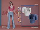 Sims 4 — Adriana blouse with embroidery details by MissValentine142 — 26 Shades