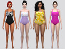 Sims 4 — Chila Swimsuit by McLayneSims — TSR EXCLUSIVE