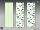 Sims 4 — ADV-Mabra FIVE s4WallSet by MABRA2 — 3 parted wallpaper set for boy's room