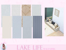 Sims 4 — Lake Life Wallpaper by jessbtlrr — Bring the relaxed charm of lakeside living into your Sims homes with the Lake