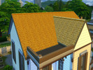 Sims 4 — Bamboo Roof by lavilikesims — In 8 colours of bamboo, great for that island shack